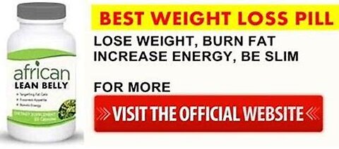 Lose weight with African Lean belly supplement