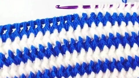 Super easy tunisian stitch full video tutorial link in description