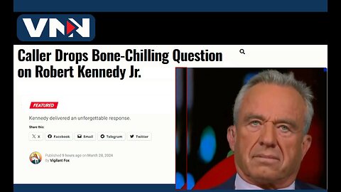 Caller Drops Bone-Chilling Question on RFK Jr. Live on Air