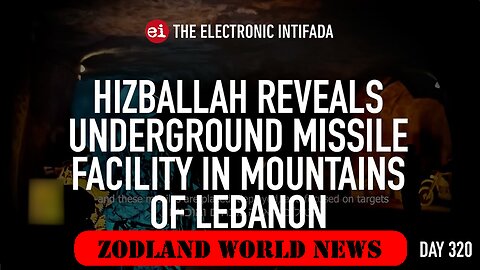 ►🚨▶ ⚡️⚡️🇮🇱⚔️🇵🇸 Hezbollah reveals underground missile facility in mountains of Lebanon | Jon Elmer