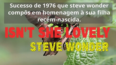 01 – ISN’T SHE LOVELY – STEVE WONDER