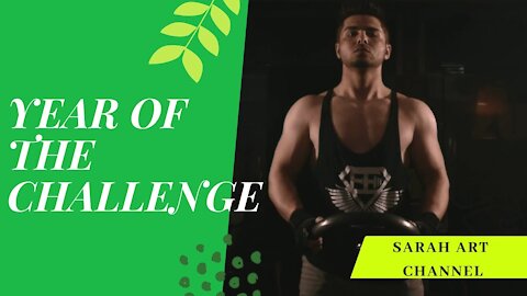 Year of The Challenge for Men - Bodybuilding Notebook for Men