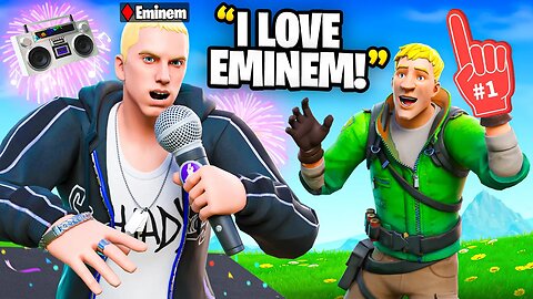 I Pretended To Be Eminem In Fortnite