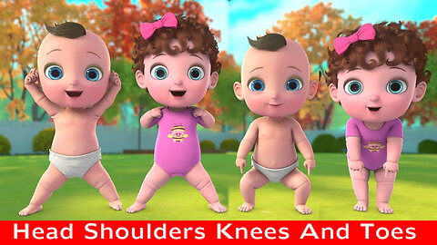 Head Shoulders Knees And Toes Song Kids Song Nursary Rhymes