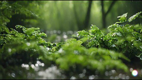 rain sound for sleeping meditation 비오는 소리 수면 힐링 중간 검은화면