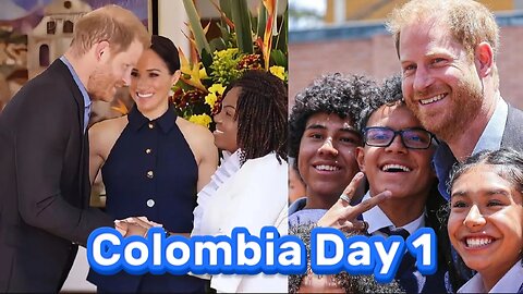 Prince Harry and Meghan Markel Colombia Tour