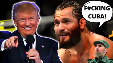 UFC Fighter Jorge Masvidal SLAMS FBI Raid on Donald Trump! This is CUBA!