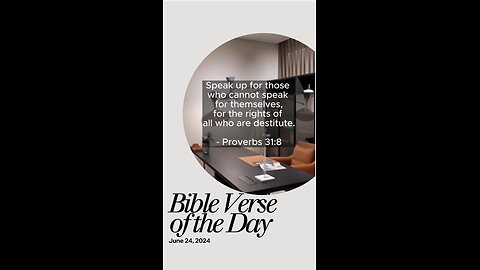 Bible Verse of the Day: June 24, 2024