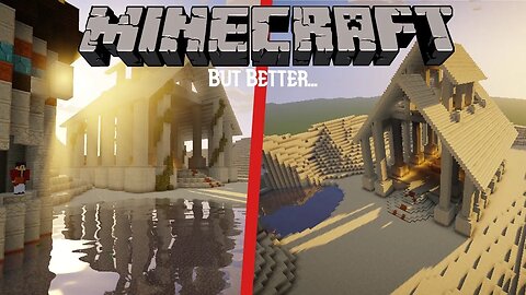 I Built a Better Desert temple in Minecraft... #minecraft