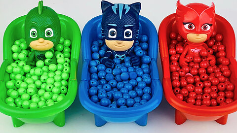 learn colors with pj masks toys