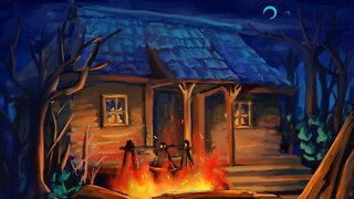 Relaxing Spooky Camping Music - Tale of the Haunted Cabin ★656