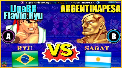 Street Fighter II': Champion Edition (LigaBR Flavio.Ryu Vs. ARGENTINAPESA) [Brazil Vs. Argentina]