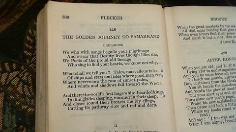 The Golden Journey To Samarkand - James Elroy Flecker