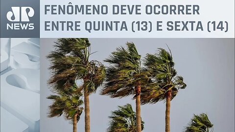 Defesa Civil alerta para ventos de 90 km/h em São Paulo