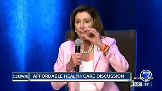 House Speaker Nancy Pelosi visits Colorado