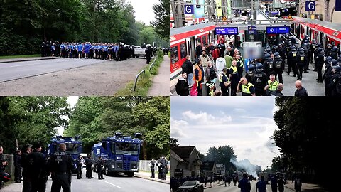 ⚽[Fußball] Polizei im Fußball Einsatz HSV gegen Hansa Rostock