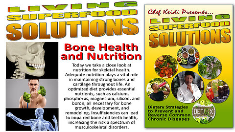 Bone Health and Nutrition - Living Superfood Solutions