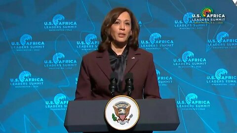 Kamla Harris Profound Speech To The Africans While The Doctor Interprets What She Is Saying