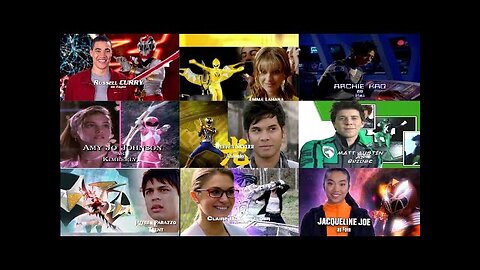 All Power Rangers Opening Song Finale HD (MMPR - Cosmic Fury)