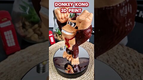 DONKEY KONG 3D Printed and painted #shorts #donkeykong #mariobrosmovie #shortswithcamilla #3dprinted