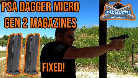 PSA’s 2nd Gen Dagger Micro 15 Round Magazines for the Glock 43x | FIXED!