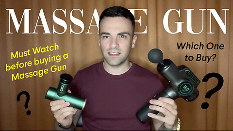 Choosing the right Massage Gun (Watch before buying a Massage Gun)