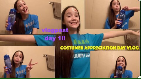 Costumer Appreciation Day vlogmas/ vlpogpast day 1!