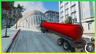 TruckFails | Trucks vs Giant Bulge in The City #219 | BeamNG.Drive |TrucksFails