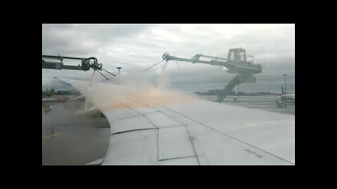 Incredible Airplane Wing De-Icing