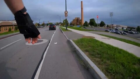 Erie Canal Trail/Erie Canal Trail to downtown Rochester, NY / September 2022 electric unicycle tour