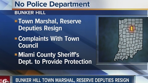 Bunker Hill Town Marshall, reserve deputies resign