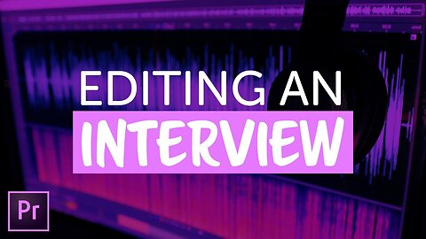 Editing an Audio Interview in Adobe Premiere Pro