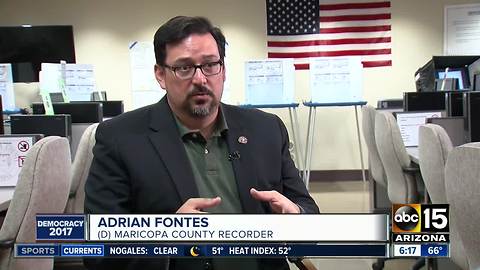 First major test for Maricopa County's recorder, Adrian Fontes