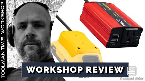 HOW to LIGHT an Entire HOUSE with a DEWALT BATTERY - Dewalt 200 watt inverter review