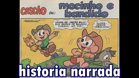 Cascão em-Mocinho e bandido | Gibis do Rapha