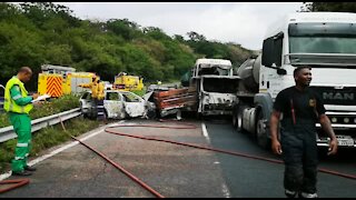 SOUTH AFRICA - Durban - Serious accident on M7 (Videos) (Set 2) (BRC)