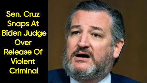 Sen. Cruz Snaps At Biden Judge Over Release Of Violent Criminal