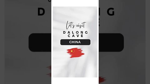 Visit Dalong Cave 🇨🇳 #shorts #travel #China #vlog #Asmr