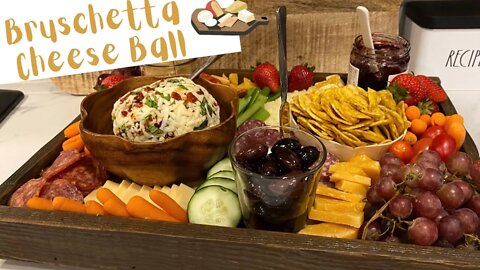 Bruschetta Cheese Ball | APPETIZER OR CHARCUTERIE BOARD ADDITION