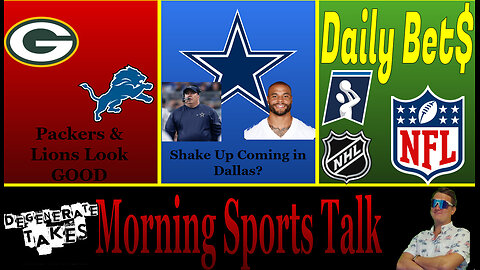 Morning Sports Talk: Lions vs. Packers in Divisional Round, McCarthy & Prescott's Hot Seat