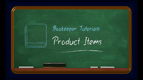 Product Items - Tutorial