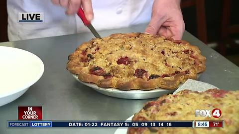 Naples restaurant serves free pie for National Pie Day - 8:30am live report