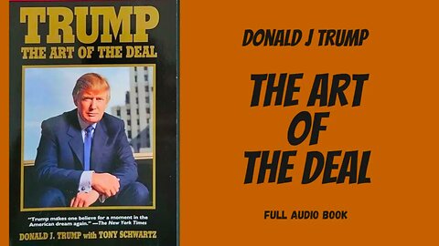 President Donald Trump THE ART OF THE DEAL Audiobook Narrated by Himself (9hrs)