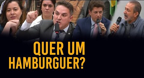 Presidente da CPI sugere hamburguer para Sâmia Bomfim