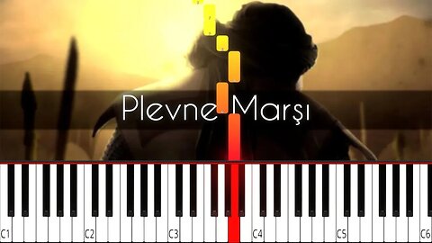 CVRTOON - Plevne (Plevne Marşı) - (BEGINNER) Piano Tutorial