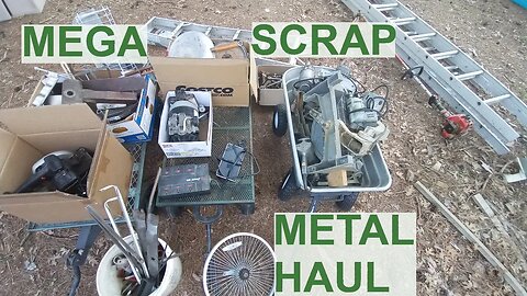 Mega Scrap Metal Haul For Melting Casting And Forging