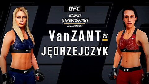 EA Sports UFC 3 Gameplay Joanna Jędrzejczyk vs Paige VanZant