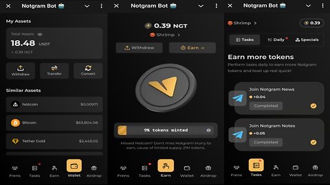 Notgram Bot | First Proof Of Subscribe Coin In The World | New Telegram Airdrop Mining Bot