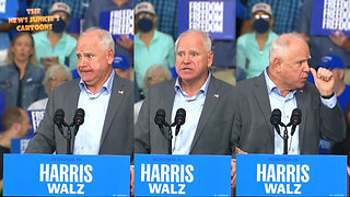 Weird Democrat Tim Walz Clown Show in PA: "This is all about to get a vote. You don't win elections to find yourself in another election. It's expensive. Kamala Harris is going to make it less expensive. She gets it."