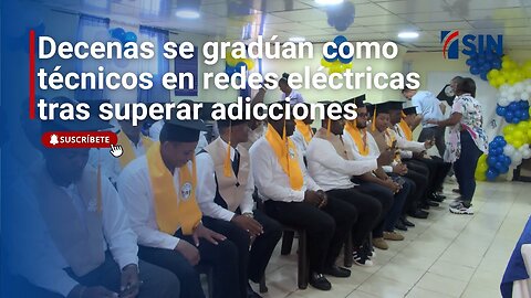 Decenas de jóvenes se gradúan como técnicos en redes eléctricas tras superar adicciones